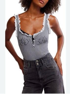 Free People Cassie Bodysuit.